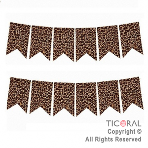 BANDERIN ANIMAL PRINT
